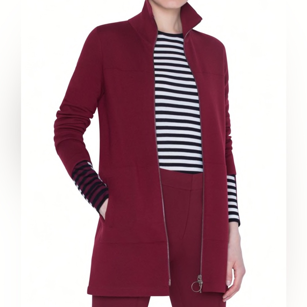 NWOT Akris punto Milano Wool Knit Long Cardigan